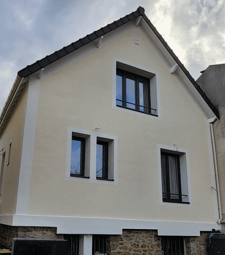 isolation thermique par l'exterieur chantier Gagny