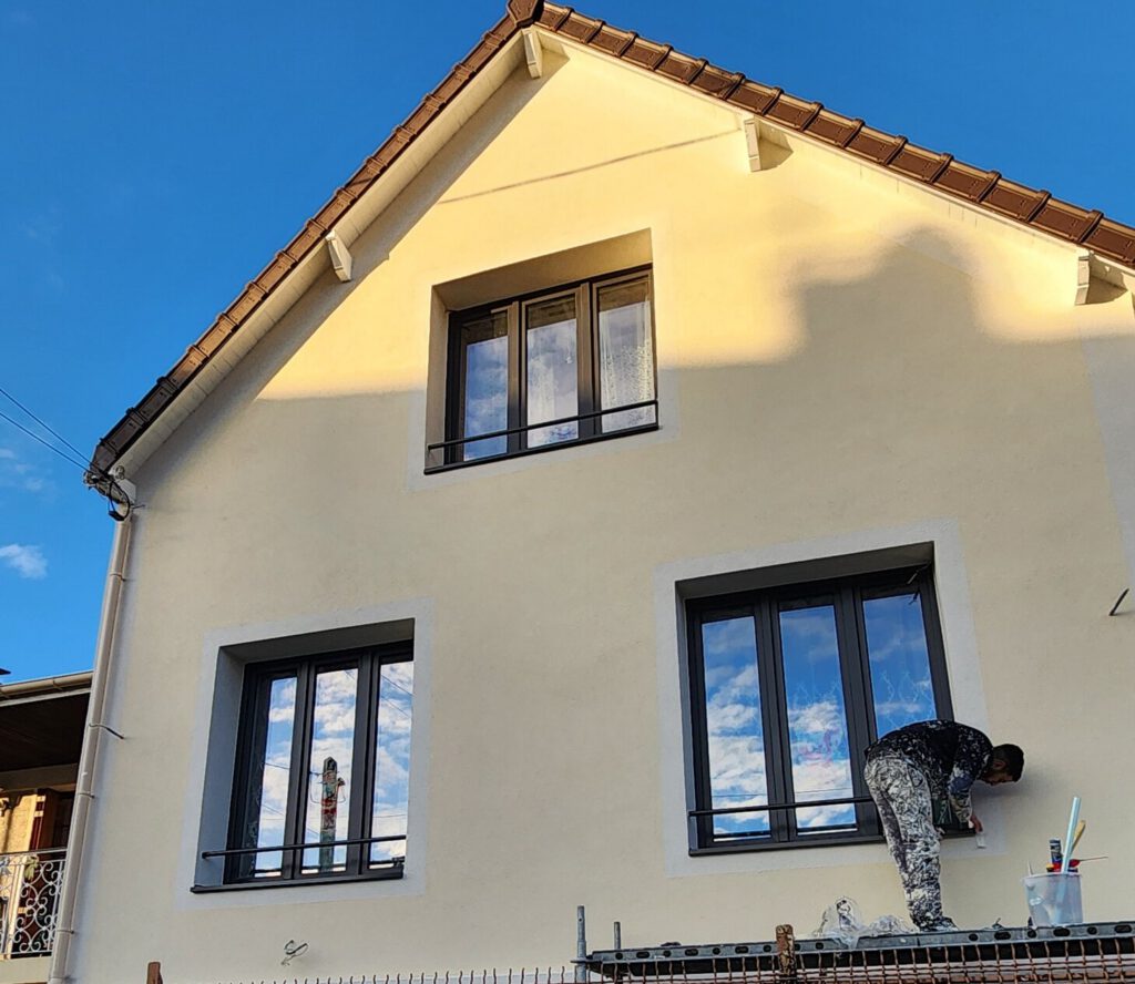 isolation thermique par l'exterieur chantier gagny