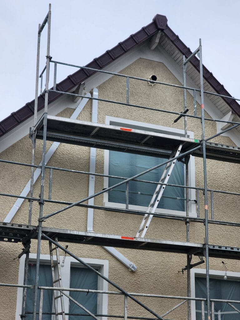 isolation thermique par l'exterieur chantier gagny