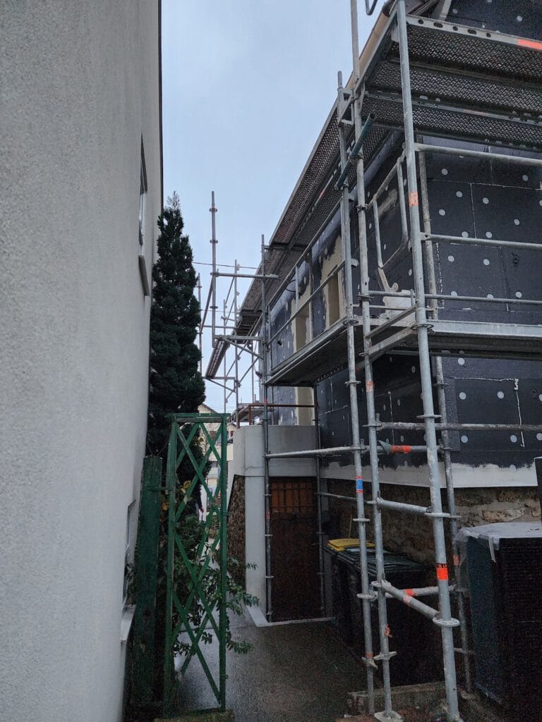 isolation thermique par l'exterieur chantier Gagny