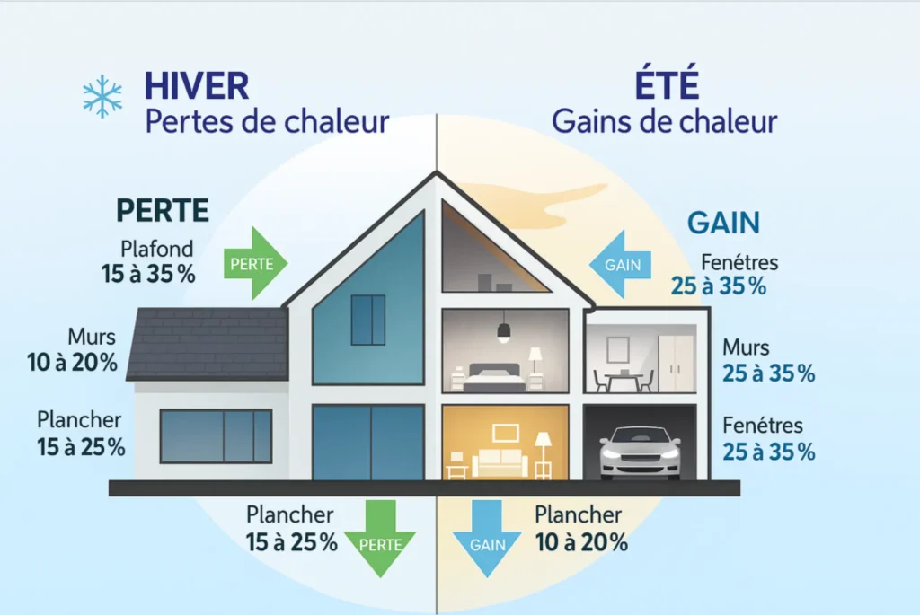 Schéma pour Isolation Extérieure à Paris