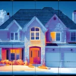 Thermographie infrarouge détection ponts thermiques façade maison — Cobatis SM