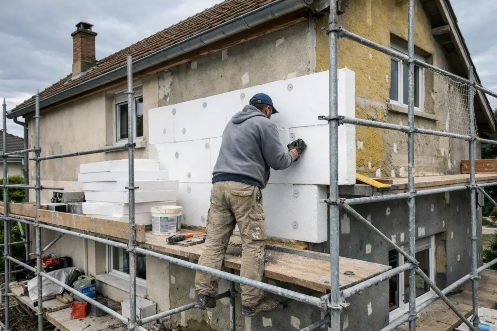 isolation exterieur ravalement de facade