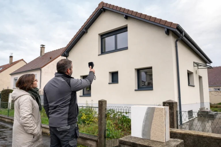 Contrôle thermique d'une maison isolée par l'extérieur dans le 77 après rénovation de la façade